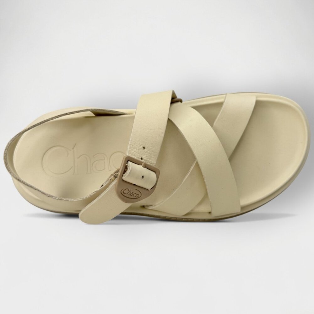 Chaco Women’s Townes Sandals Angora Beige Leather Size 11/ EU42  JCH109470Z - Picture 12 of 13